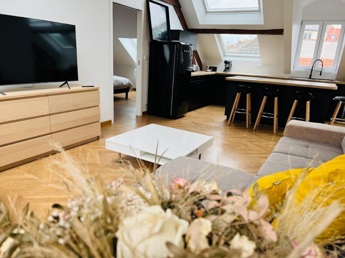 Apartamento Elegant T4 Centre Reims/Parking Prive Exterior foto
